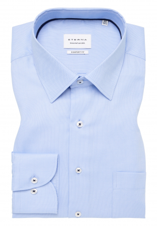 Camasa blue, comfort fit, pentru barbati, 100% bumbac, maneca lunga, model 8464/12 E181 Eterna [5]