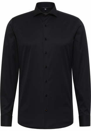 Camasa COVER neagra, slim fit, pentru barbati, 100% bumbac, maneca lunga, model  8817/39 F182 Eterna [2]