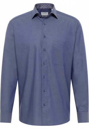 Camasa bleumarin, comfort fit, pentru barbati, 100% bumbac, maneca lunga, model 8134/07 E15K Eterna [4]