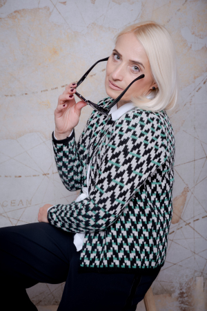 Cardigan 1345 verde Zada [1]