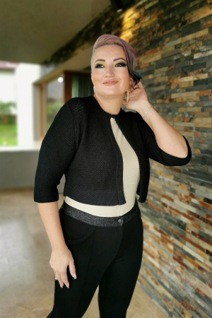 Cardigan 1375 negru Zada [3]