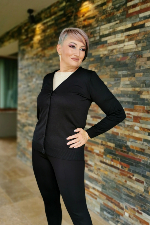 Cardigan 53 negru Magnetic [4]