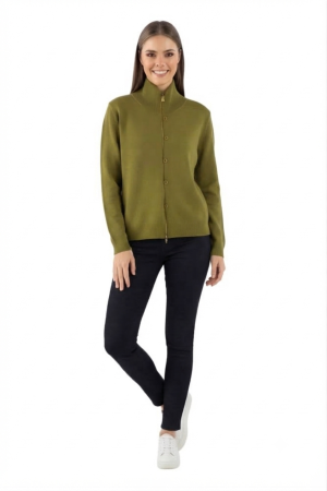Cardigan 6054 verde Corade
