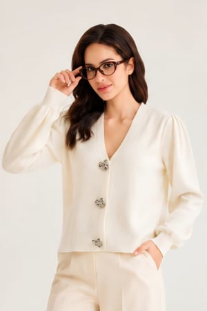 Cardigan 8010 ivoar inima Corade