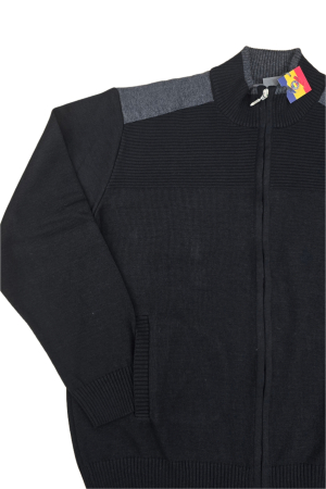 Tricotaje - Cardigan J106 negru Magnetic