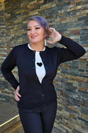 Cardigan JD62 negru Magnetic [1]