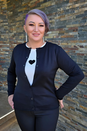 Cardigan JD62 negru Magnetic [0]