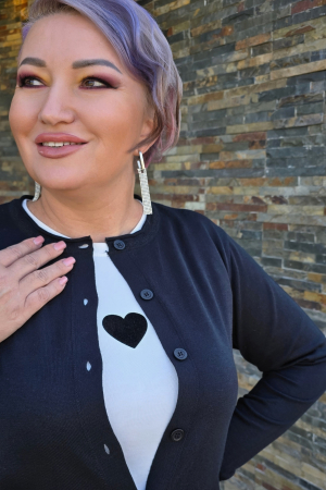 Cardigan JD62 negru Magnetic [2]