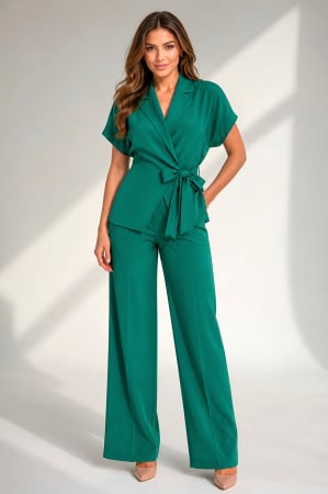 Imbracaminte Femei - Compleu 837 verde vascoza Fany Lux