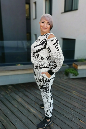 Compleu sport 327 alb/negru Effect [6]