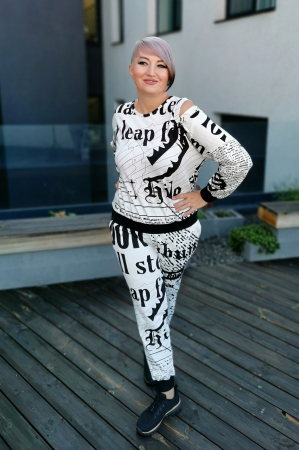 Compleu sport 327 alb/negru Effect [0]