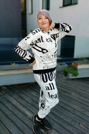 Compleu sport 327 alb/negru Effect [4]