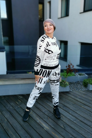 Compleu sport 327 alb/negru Effect [2]