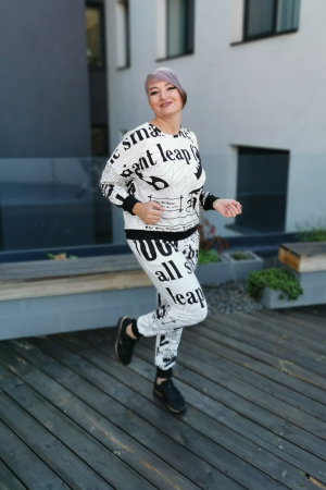 Compleu sport 327 alb/negru Effect [3]