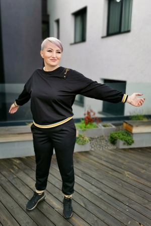 Compleu sport 327 negru Effect [5]