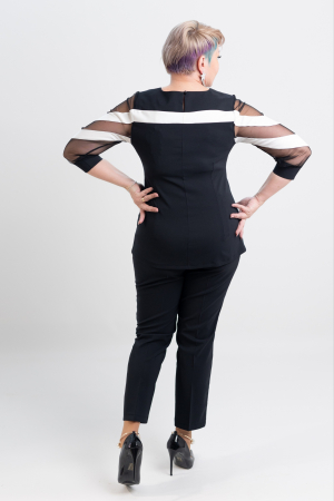 Compleu T100 alb/negru [2]