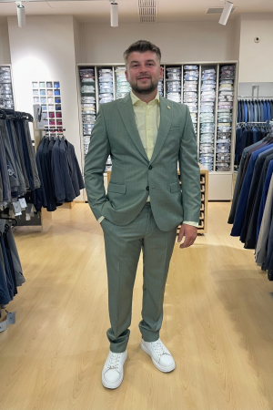 Costume barbati - Costum 2023A kaki slim fit Demarco