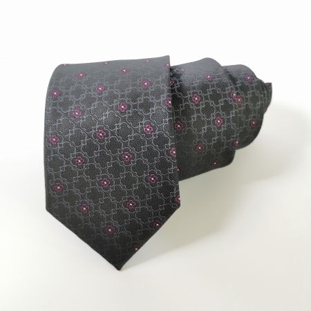 Cravata 247 bleumarine flori Massimo Clessi [2]