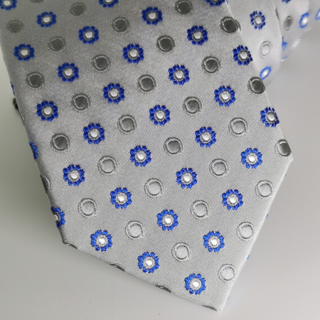 Cravata 248 galben flori Massimo Clessi [1]