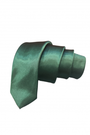 Imbracaminte Barbati - Cravata uni 5 cm verde Massimo Clessi
