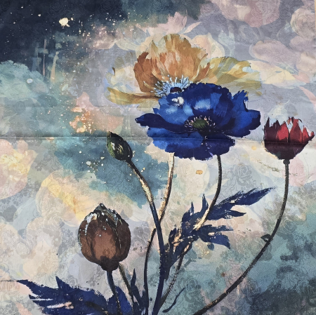 Esarfe, Fulare dama - Esarfa 70/70 matase 2 fete V1 Racomy