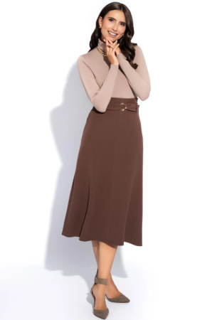 Fuste dama - Fusta 376 maro Leonard