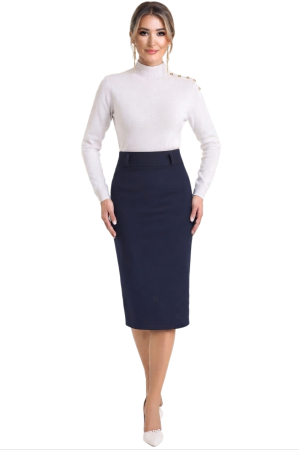 Imbracaminte Femei - Fusta F01 bleumarine Letty