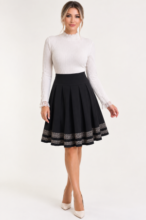 Imbracaminte Femei - Fusta F04 neagra Letty