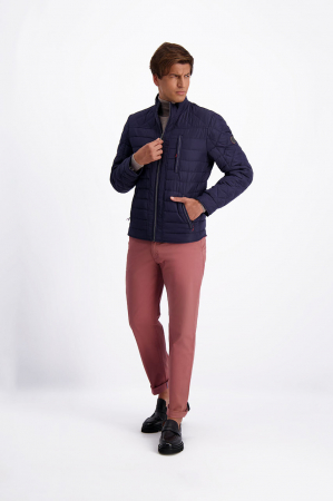 Scurte, Paltoane barbati - Geaca 24582 bleumarine Lavard