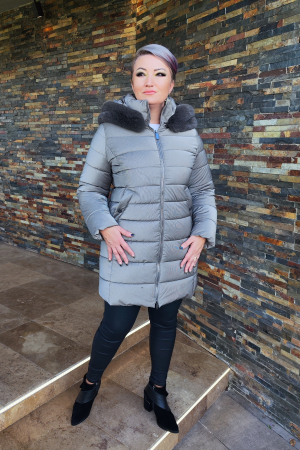 Geci si Scurte - Geaca Beatrice bej Virginia Blu