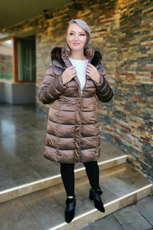 Geaca Franca cafea Virginia Blu [7]