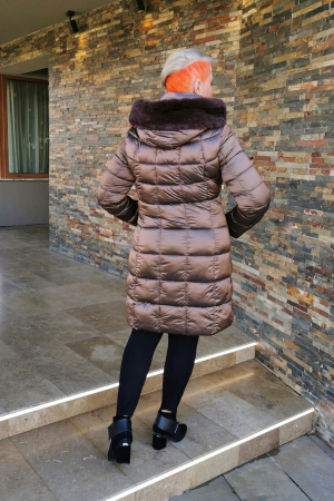 Geaca Franca cafea Virginia Blu [5]