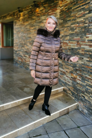 Geaca Franca cafea Virginia Blu [1]