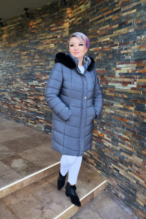 Geaca Gisella gri Virginia Blu [5]