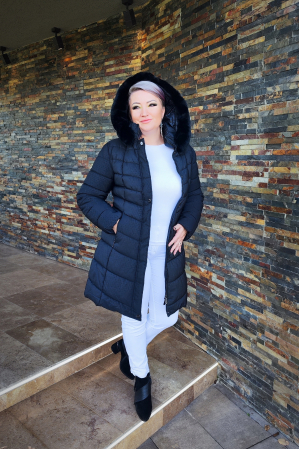 Geaca Gisella neagra Virginia Blu [1]