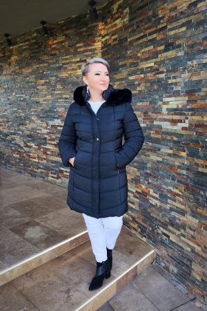Geaca Gisella neagra Virginia Blu [2]