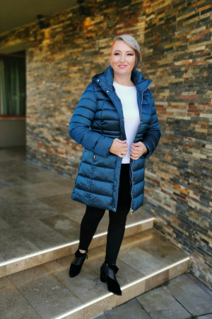 Geaca Rachele turquaz Virginia Blu [1]