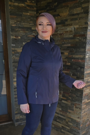 Geaca Vichy bleumarine Granchio [1]