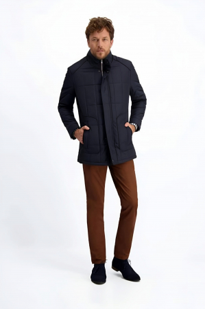 Scurte, Paltoane barbati - Jacheta 24233 bleumarine Lavard