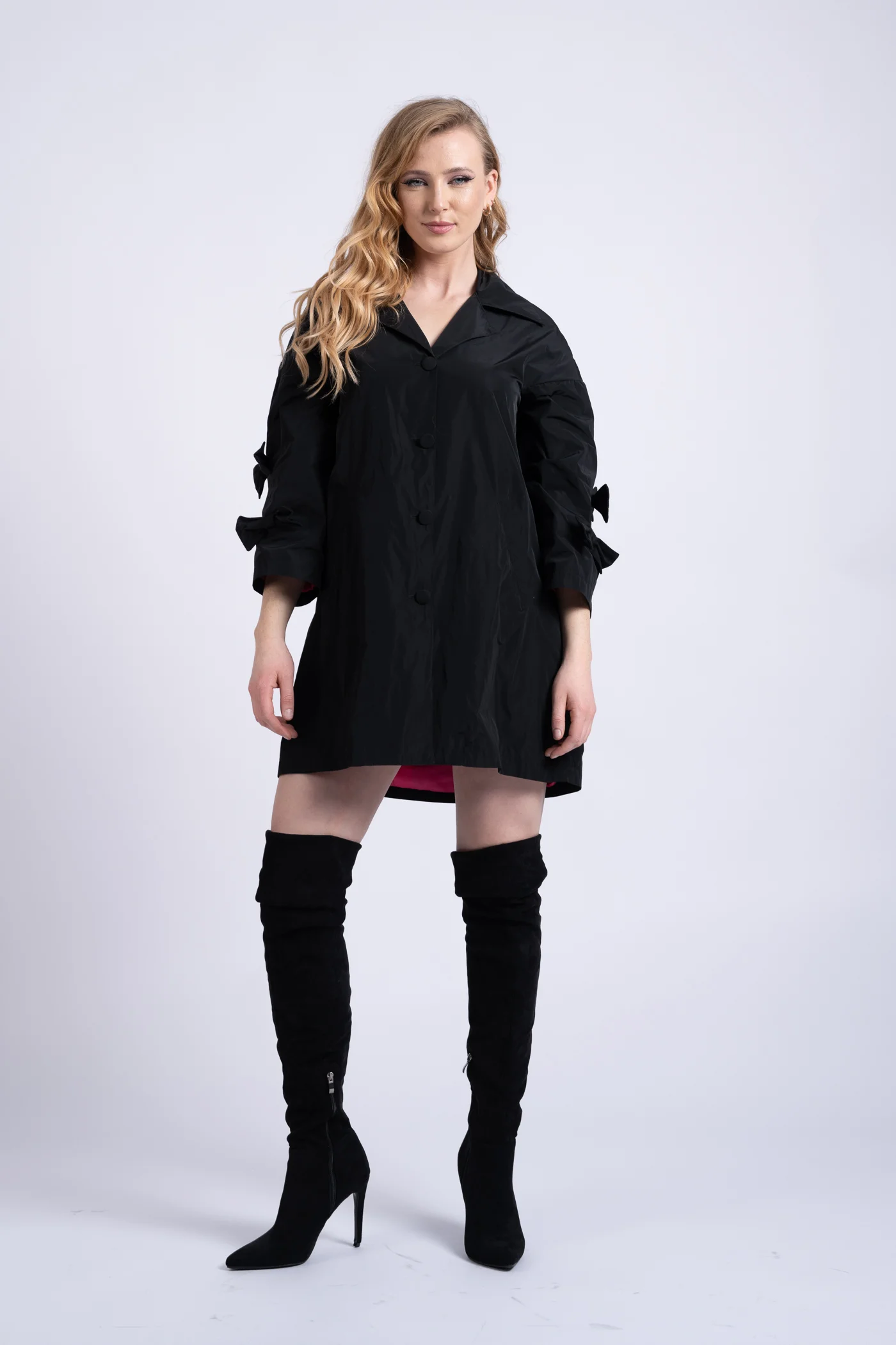 Geci si Scurte - Jacheta 4320 neagra La Donna 50