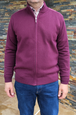 Tricotaje - Jacheta J98 chianti Magnetic