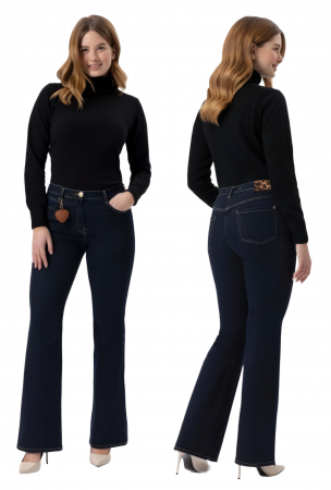 Pantaloni dama - Jeans Malaga bleumarine Iber
