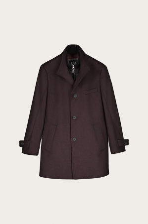 Scurte, Paltoane barbati - Palton 29882 burgund Lavard