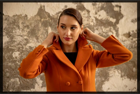 Palton 351 portocaliu Gart [3]