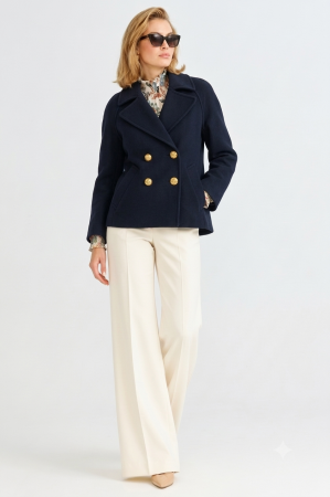 Imbracaminte Femei - Palton 606 bleumarine scurt Cristina Barros
