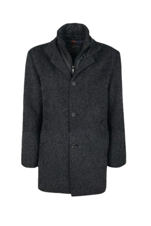 Scurte, Paltoane barbati - Palton Sept antracit imprimat Sea Barrier