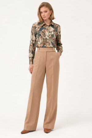 Imbracaminte Femei - Pantalon 105 camel Cristina Barros