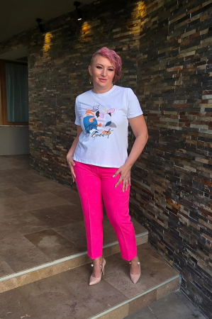 Pantalon 420 in ciclame Exnec [0]