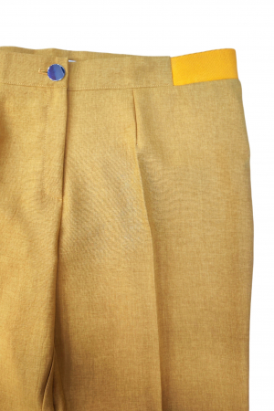 Pantalon 420 in galben Exnec [7]
