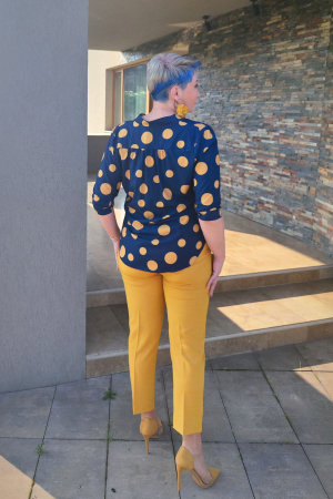 Pantalon 420 in galben Exnec [2]